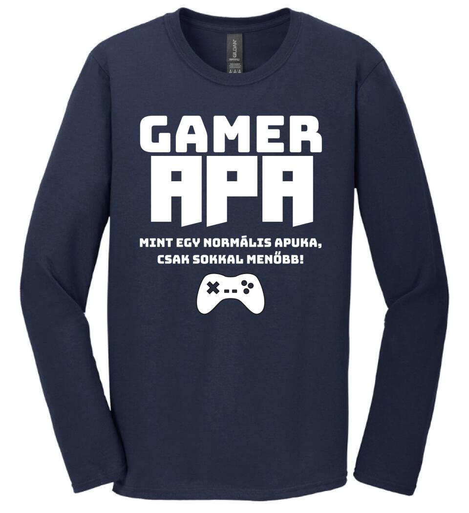 Gamer apa póló