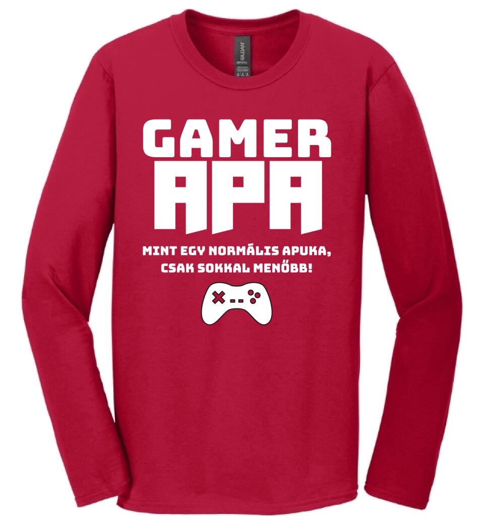 Gamer apa póló