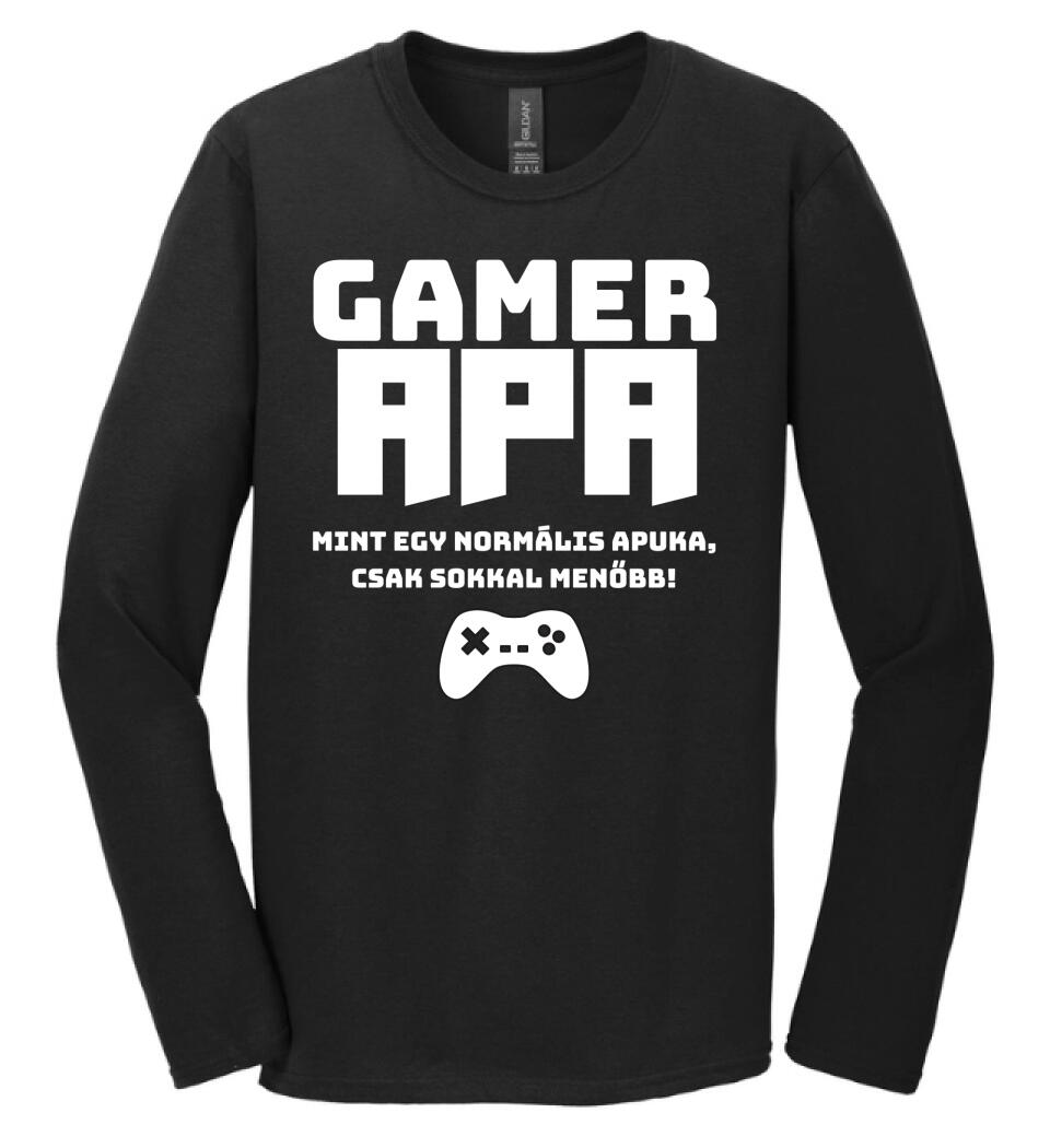 Gamer apa póló