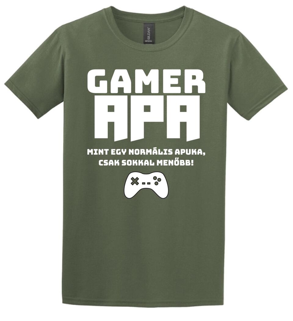 Gamer apa póló