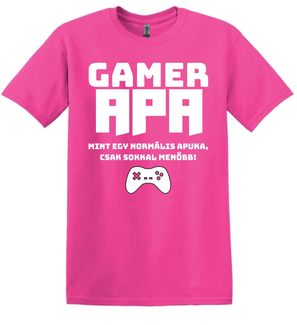 Gamer apa póló