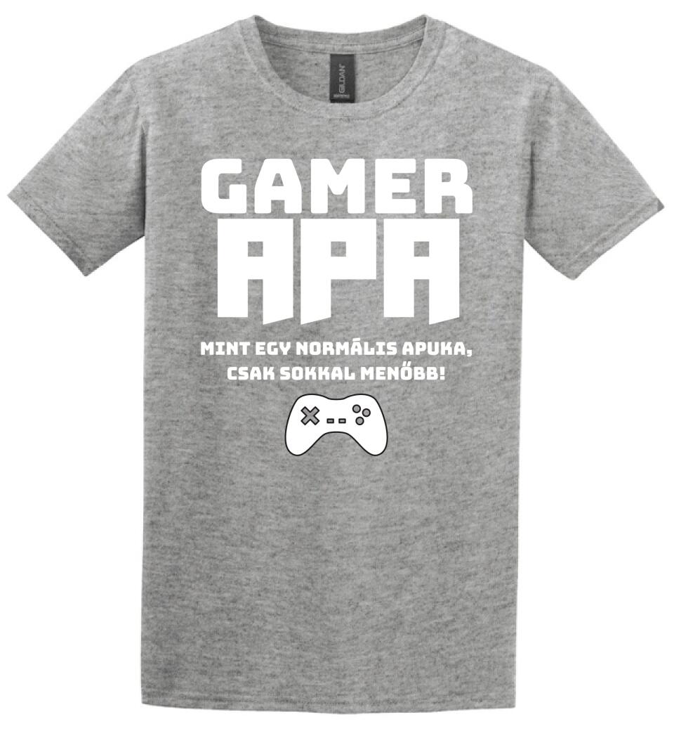 Gamer apa póló