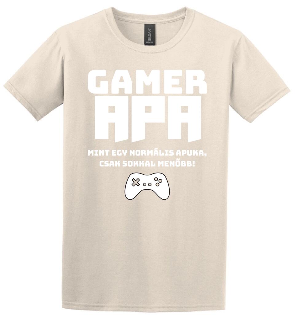 Gamer apa póló