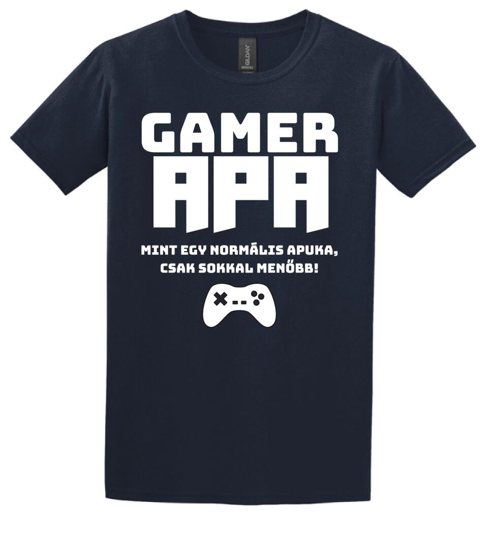 Gamer apa póló
