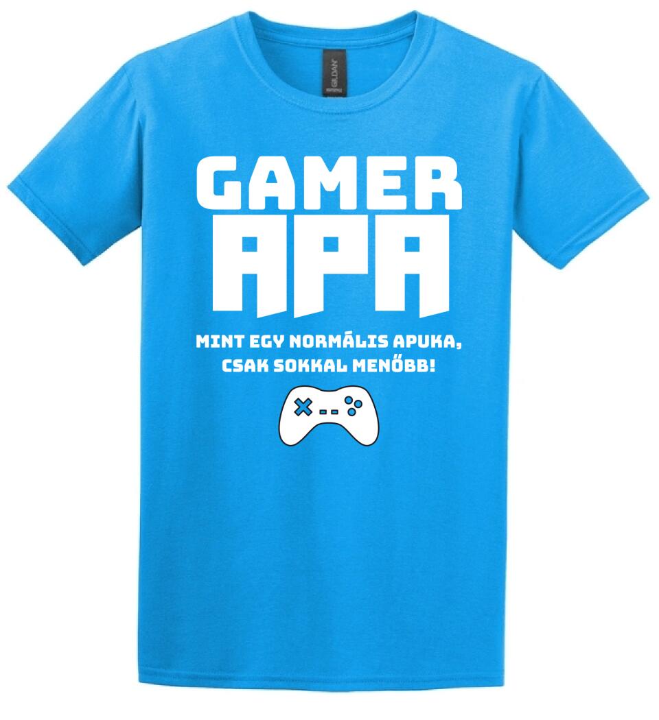 Gamer apa póló
