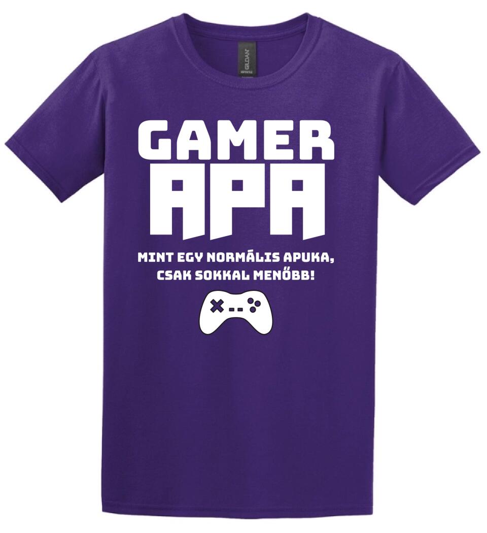 Gamer apa póló