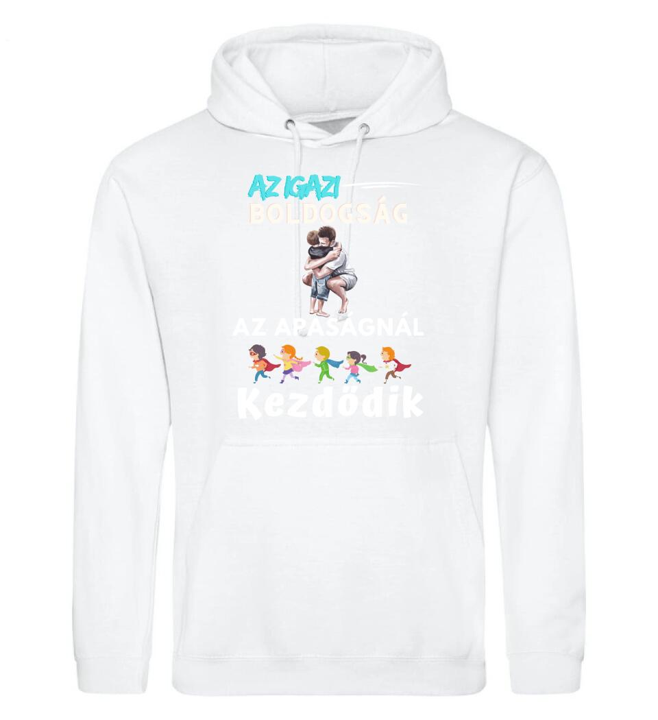 Igazi boldogság apa fia póló