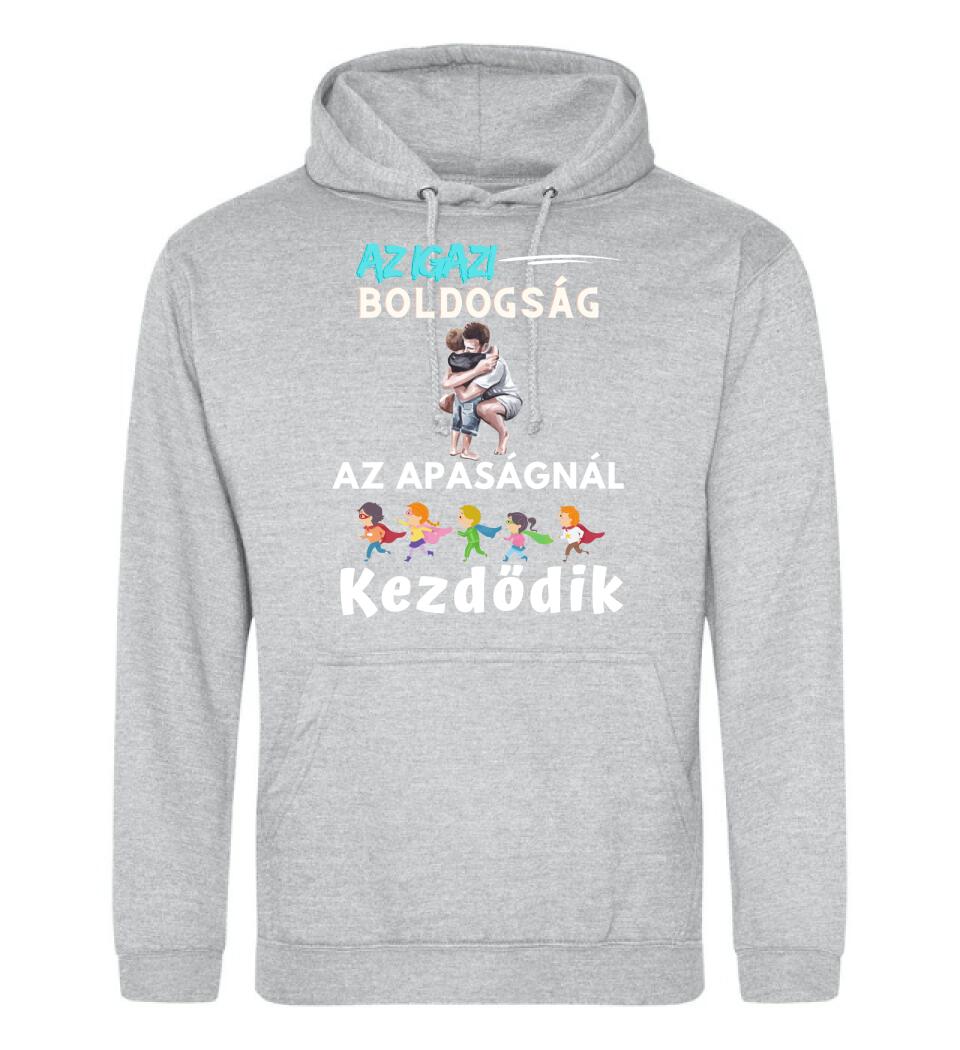 Igazi boldogság apa fia póló