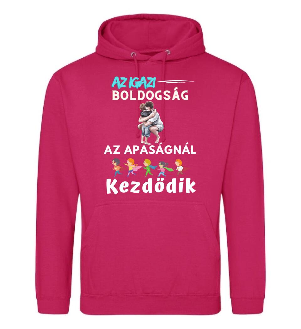 Igazi boldogság apa fia póló