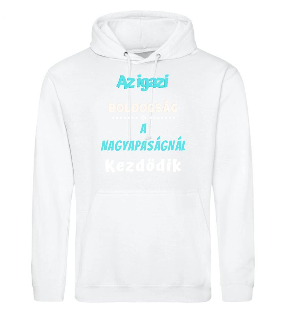 Igazi boldogság nagypapa póló