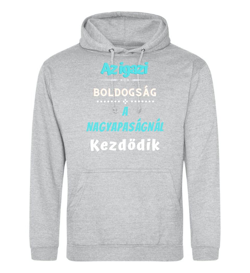 Igazi boldogság nagypapa póló