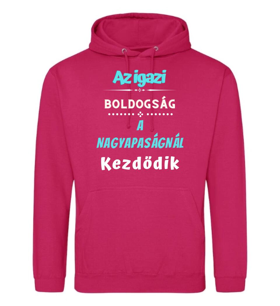 Igazi boldogság nagypapa póló