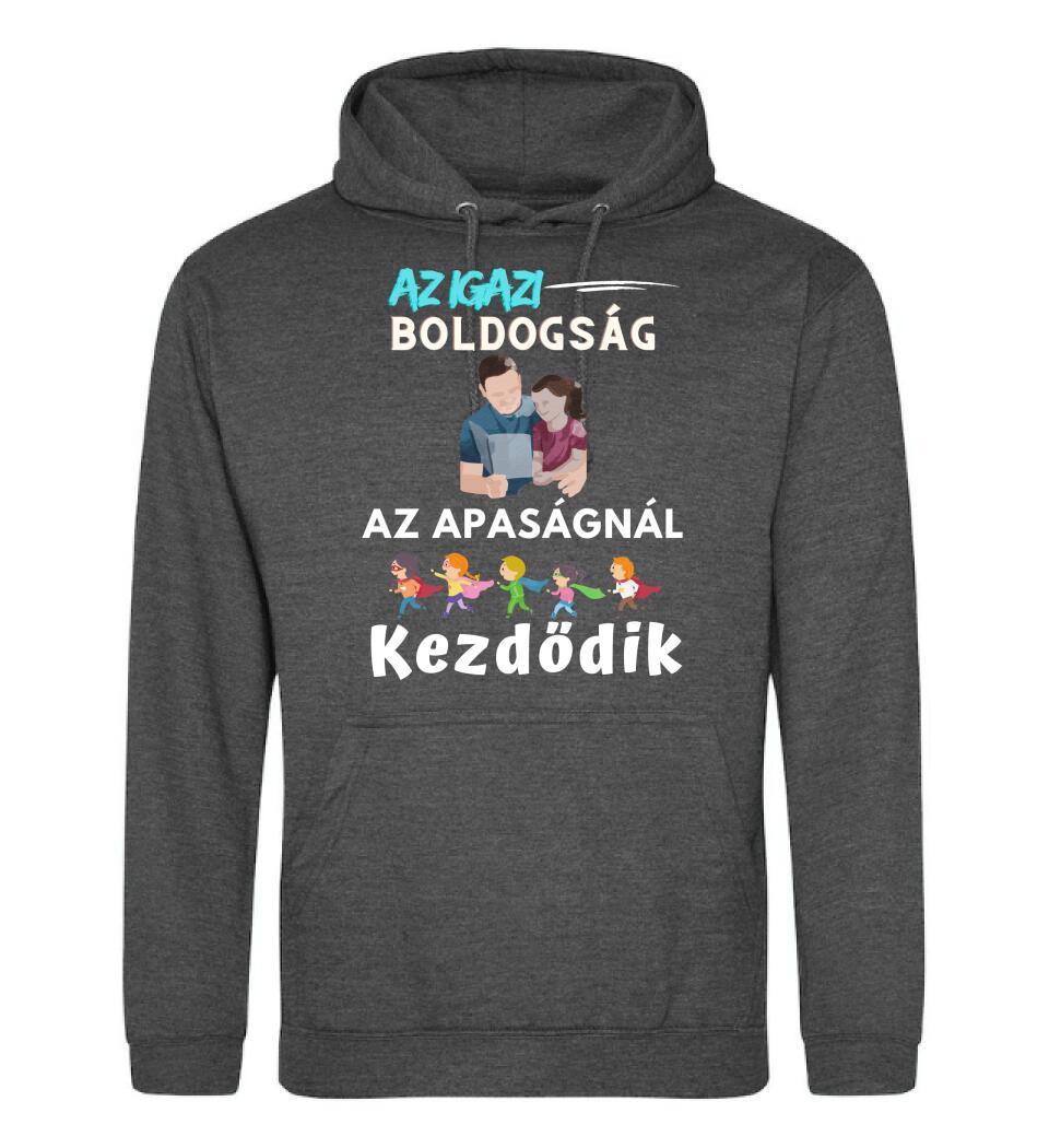 Igazi boldogság apa lánya póló