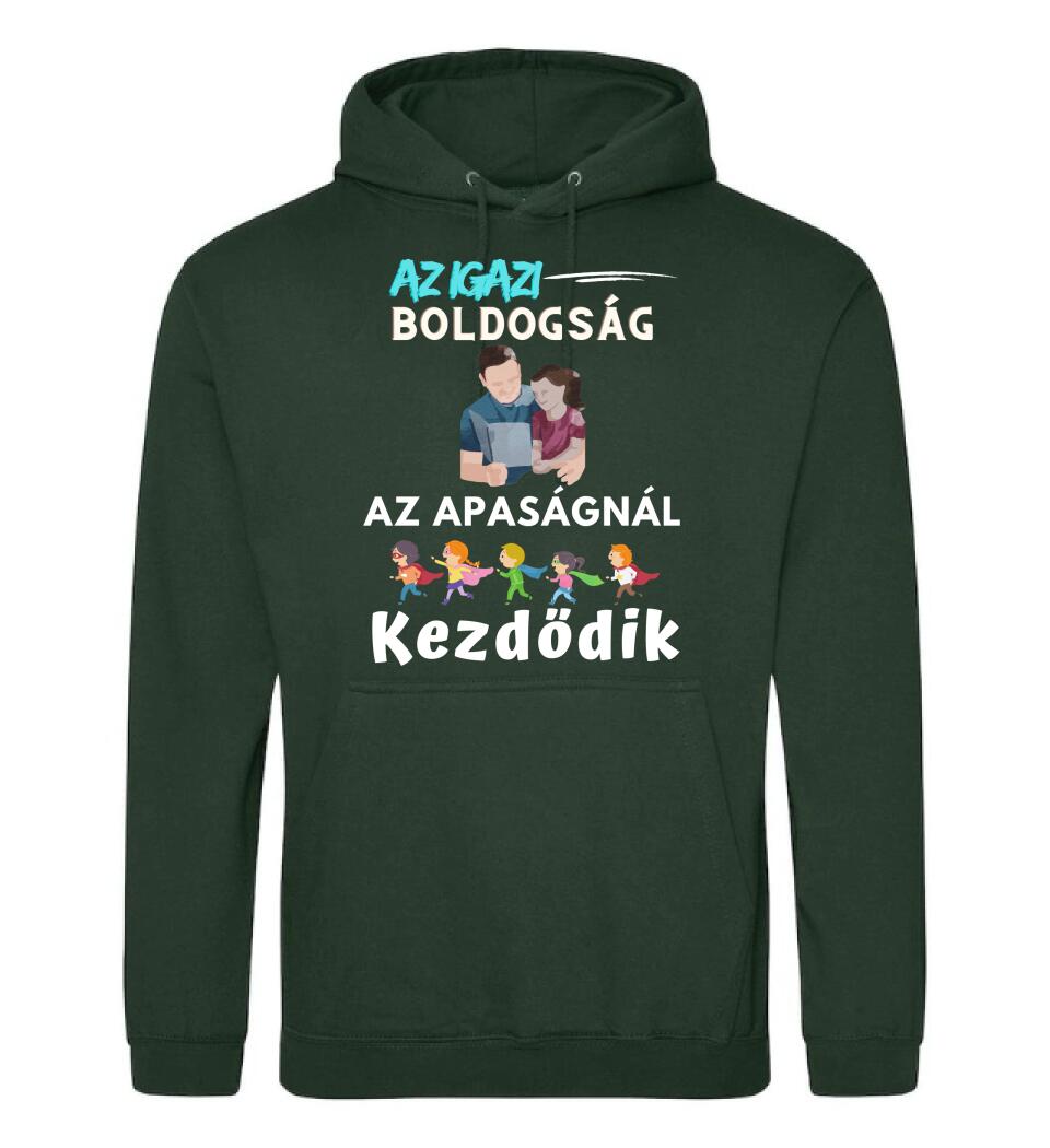 Igazi boldogság apa lánya póló