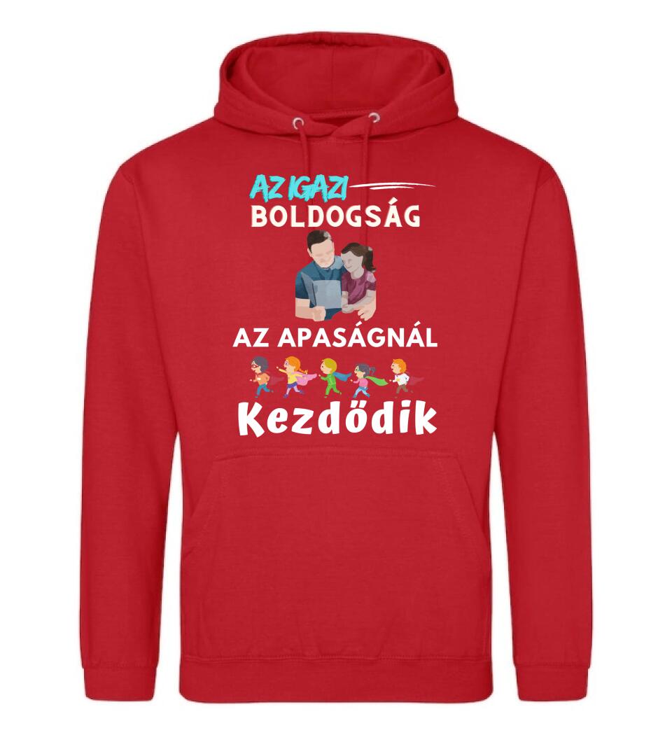 Igazi boldogság apa lánya póló