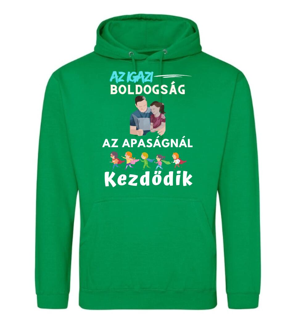 Igazi boldogság apa lánya póló