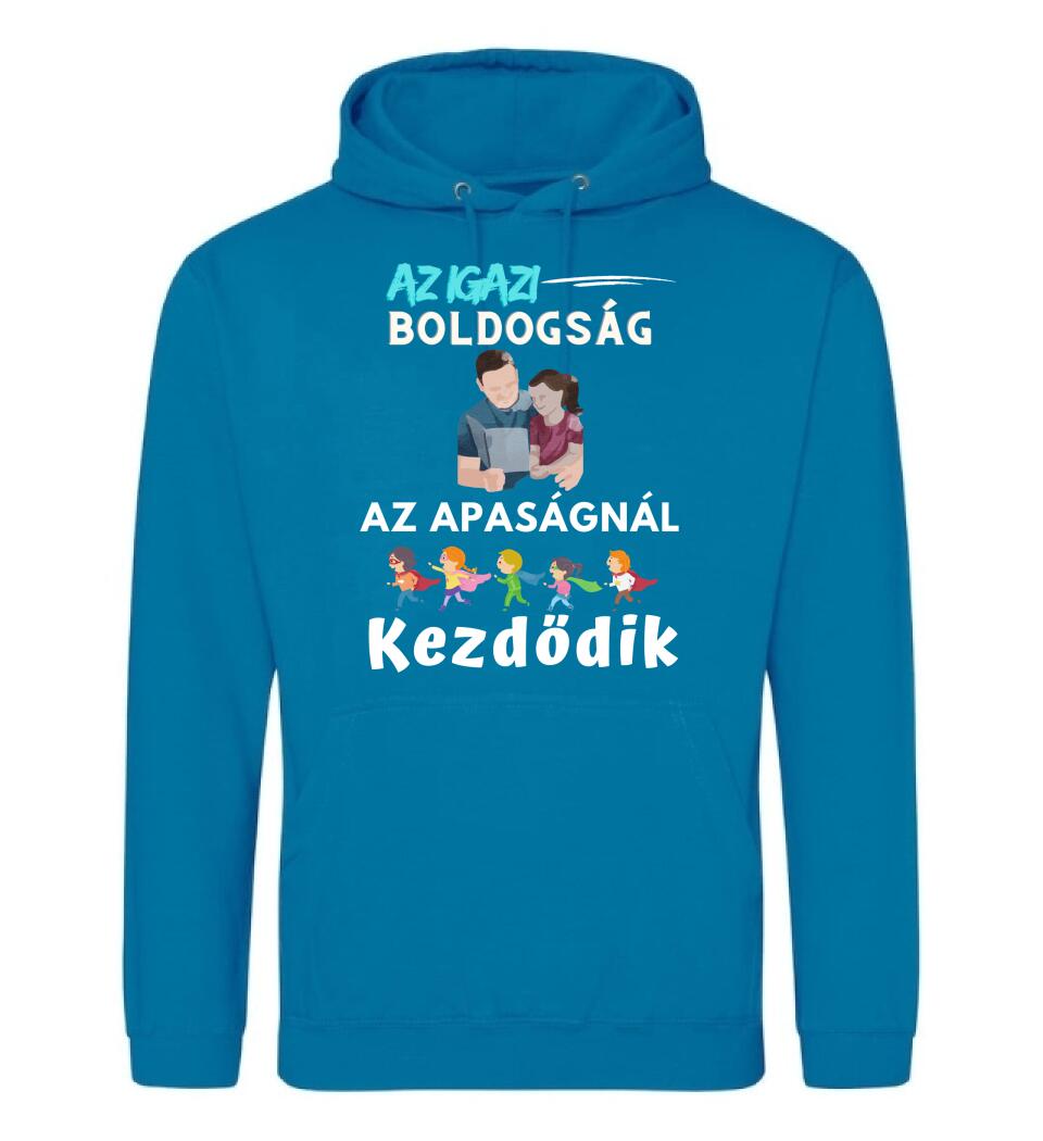 Igazi boldogság apa lánya póló