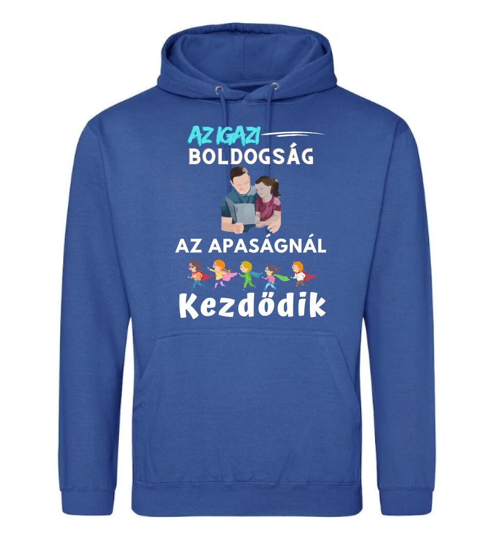 Igazi boldogság apa lánya póló