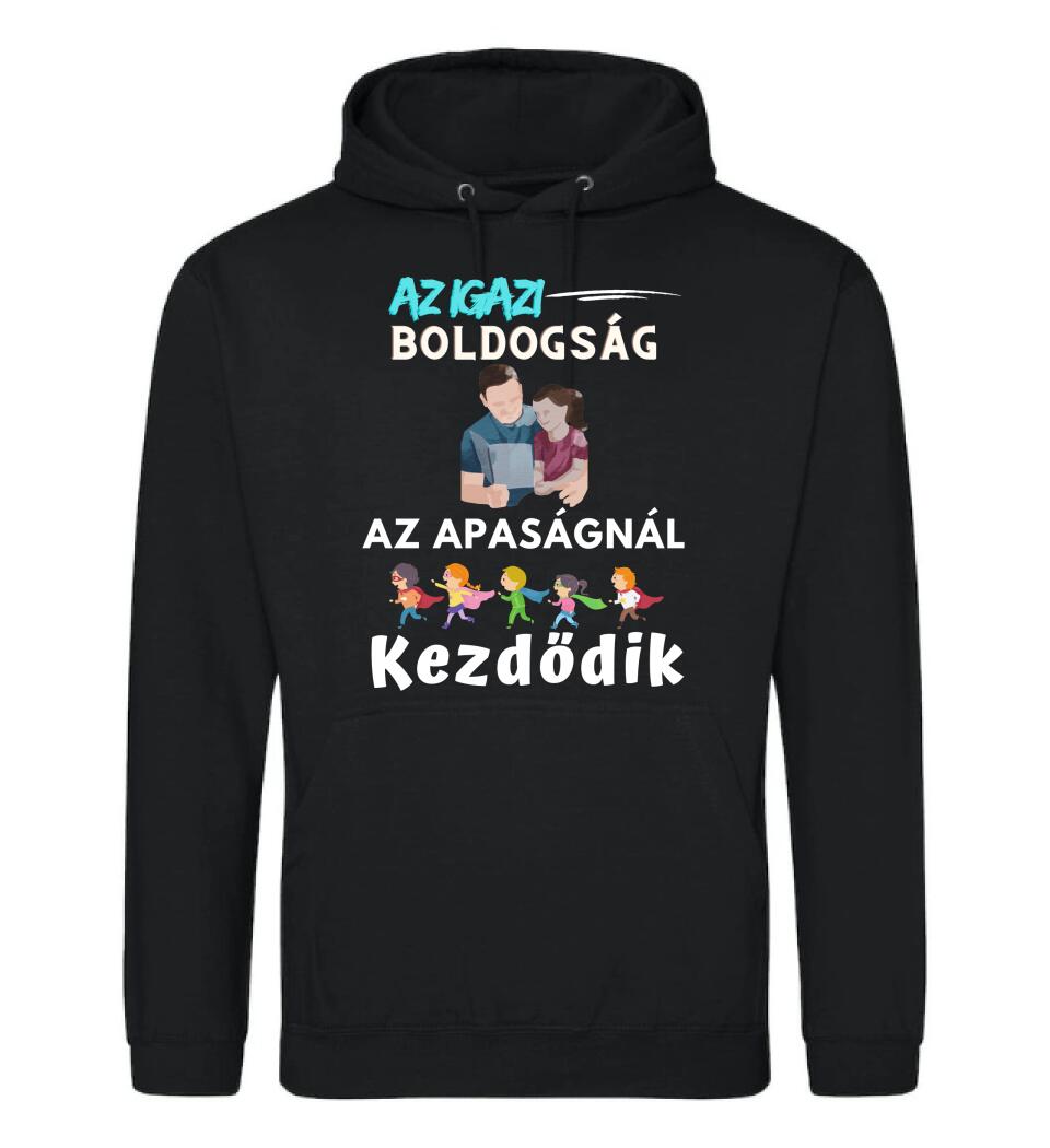 Igazi boldogság apa lánya póló