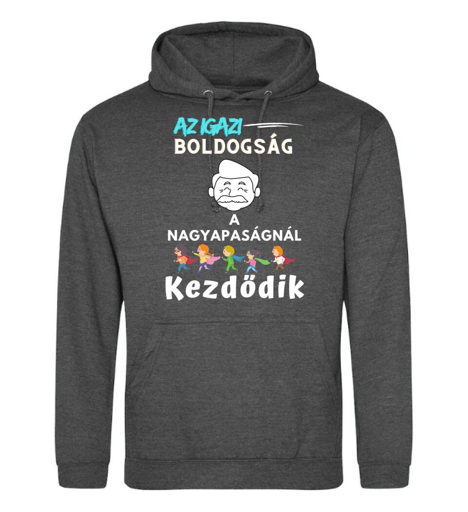 Igazi boldogság nagypapa2 póló