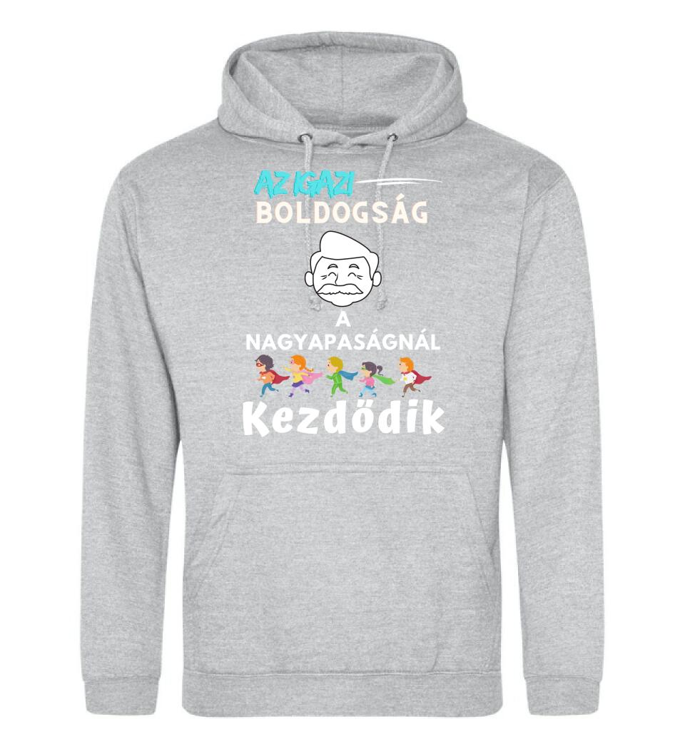 Igazi boldogság nagypapa2 póló