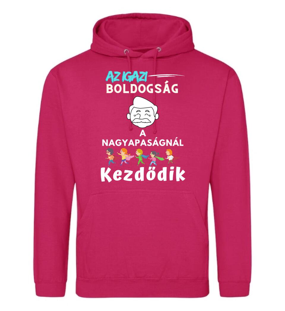 Igazi boldogság nagypapa2 póló