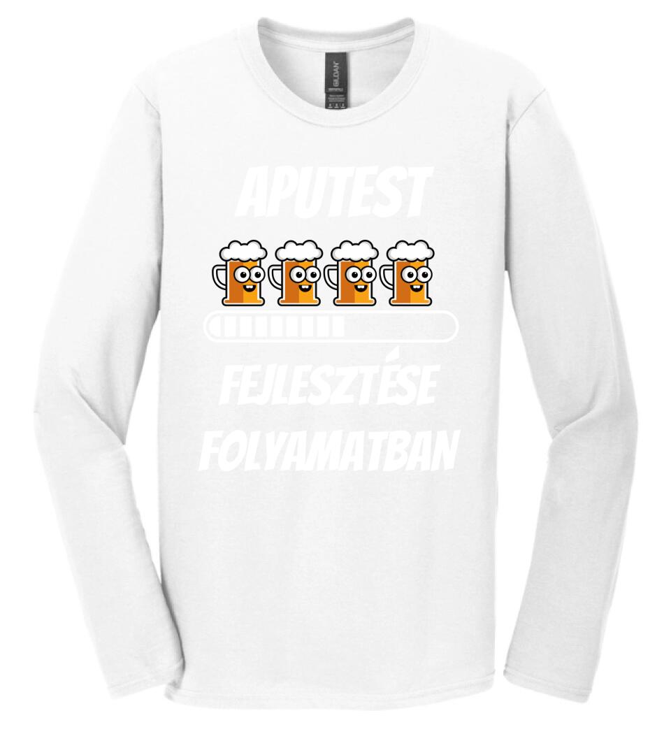 Aputest fejlesztés póló