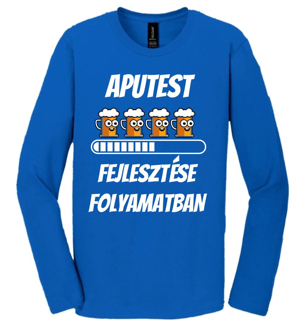 Aputest fejlesztés póló