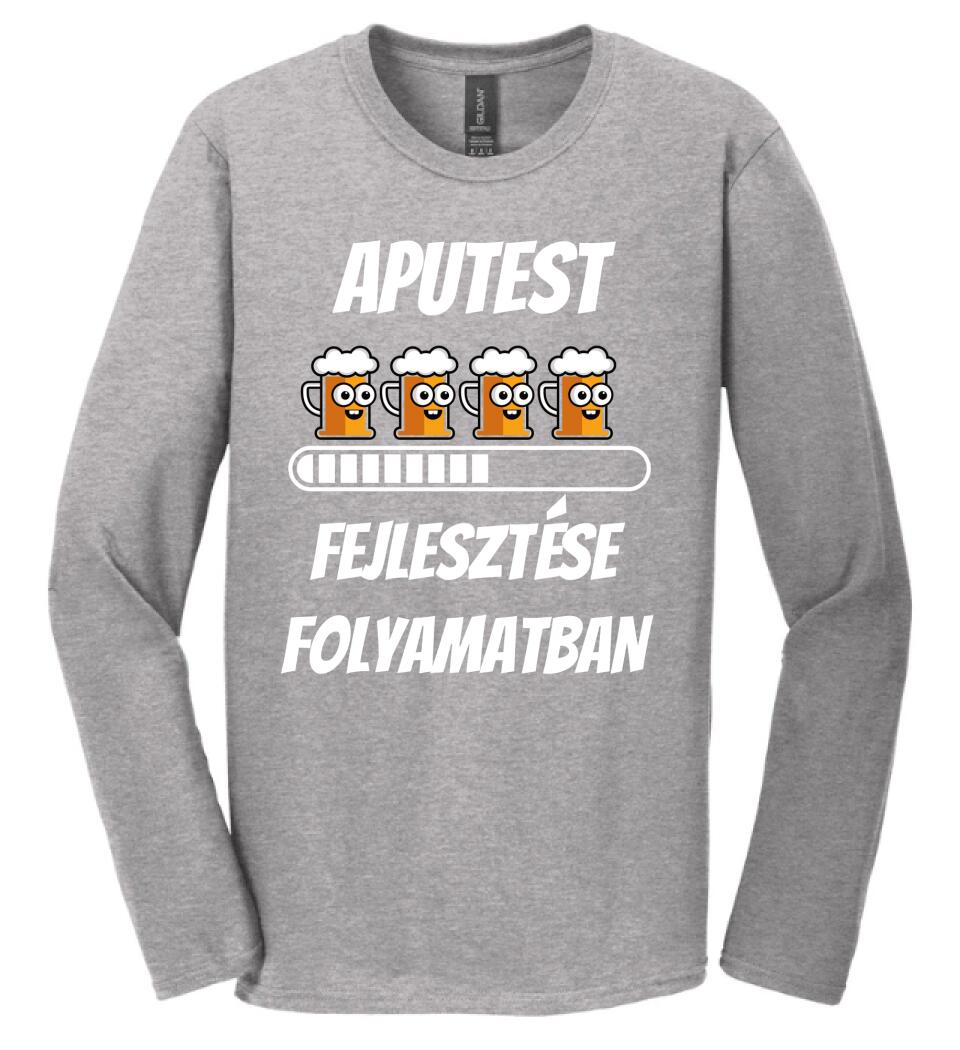 Aputest fejlesztés póló