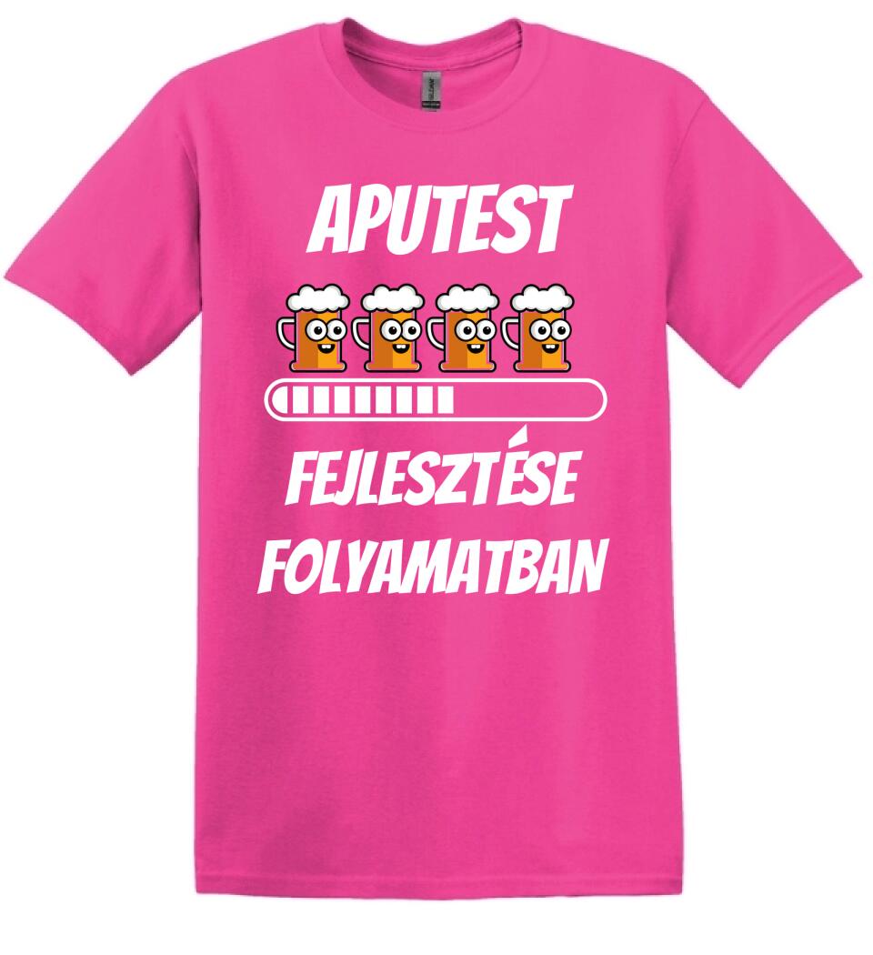 Aputest fejlesztés póló