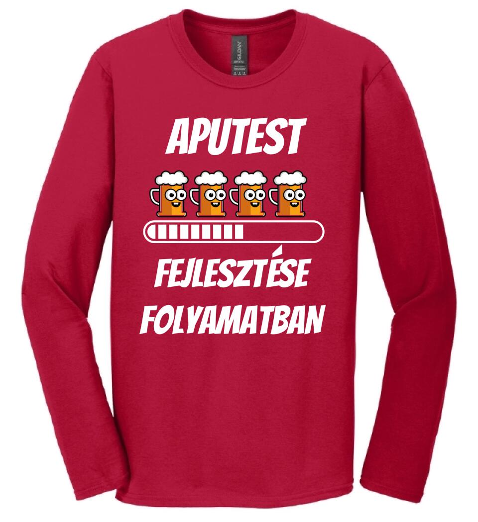 Aputest fejlesztés póló