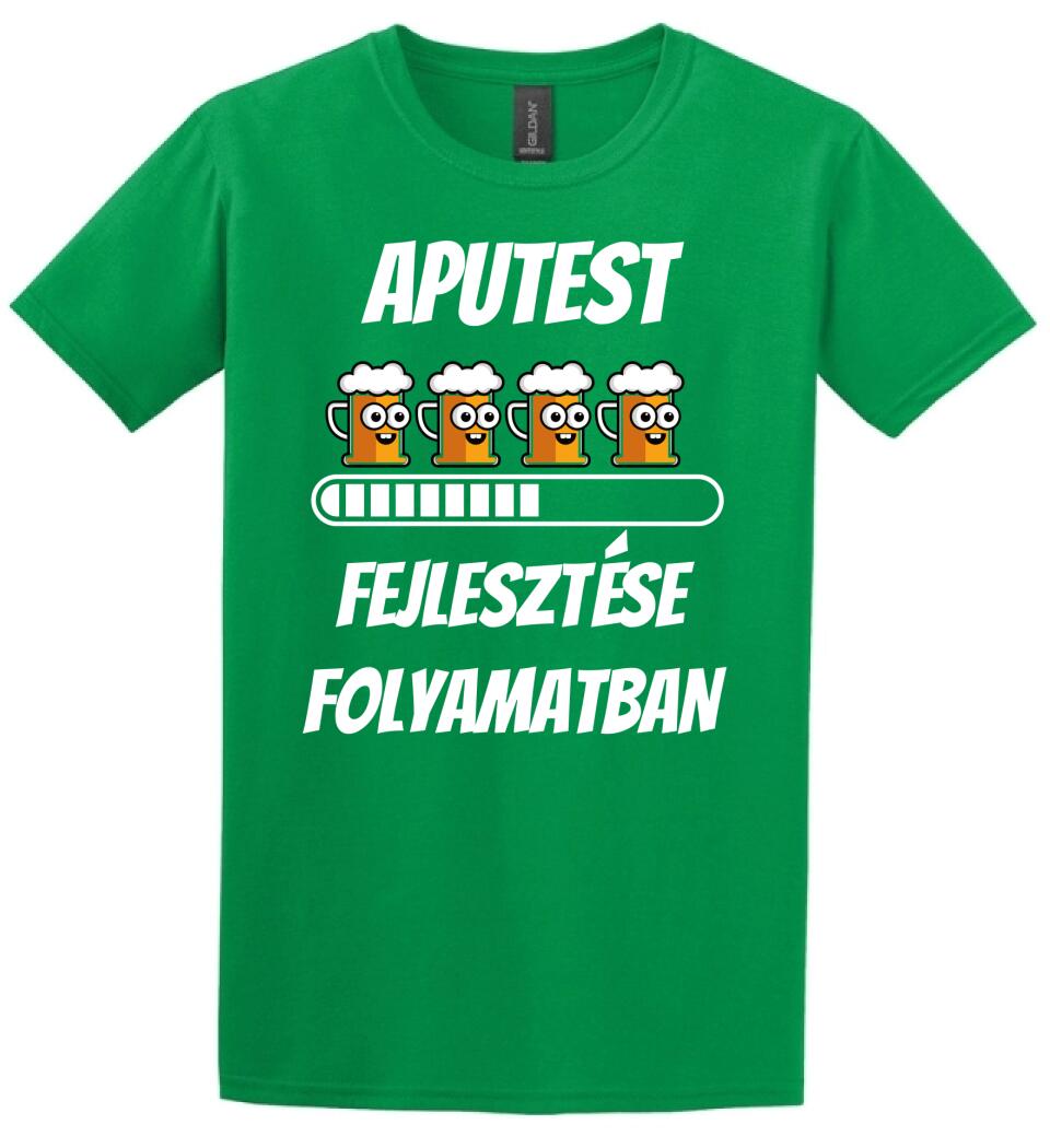 Aputest fejlesztés póló