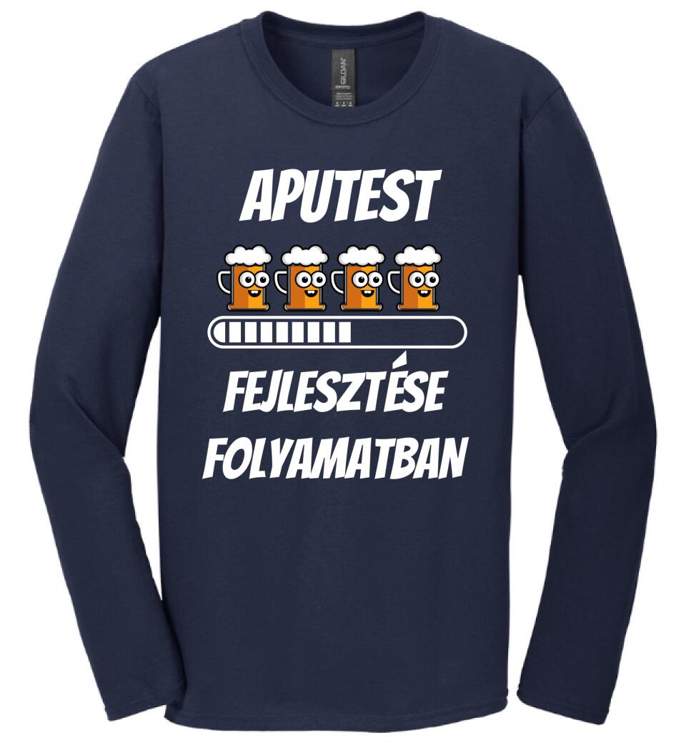 Aputest fejlesztés póló