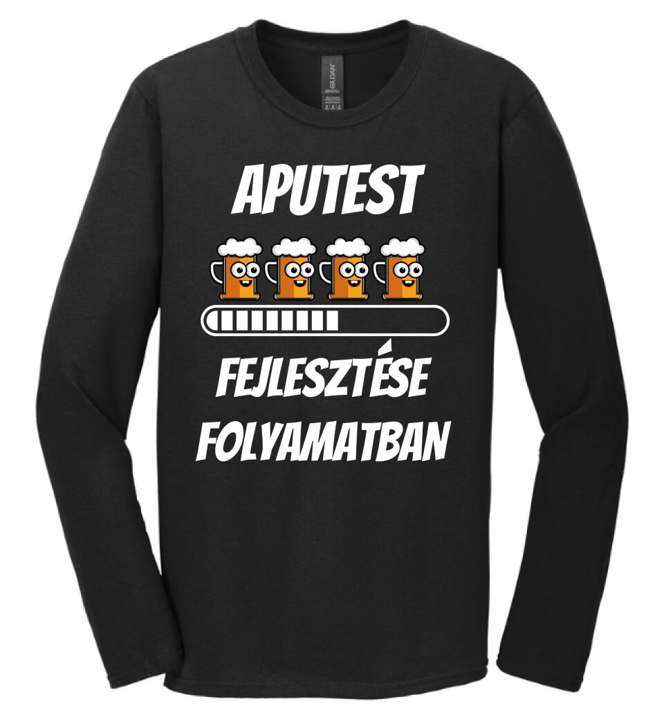 Aputest fejlesztés póló