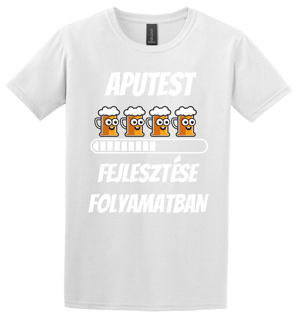 Aputest fejlesztés póló