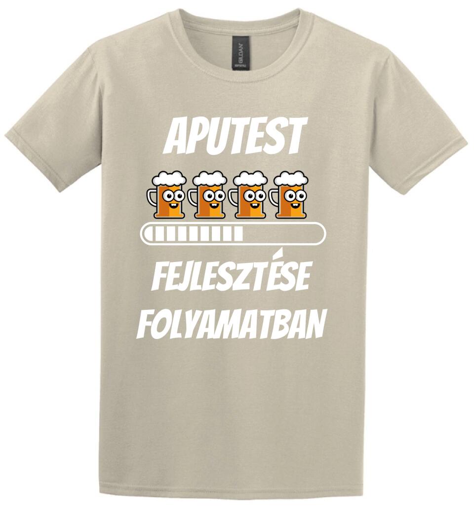 Aputest fejlesztés póló