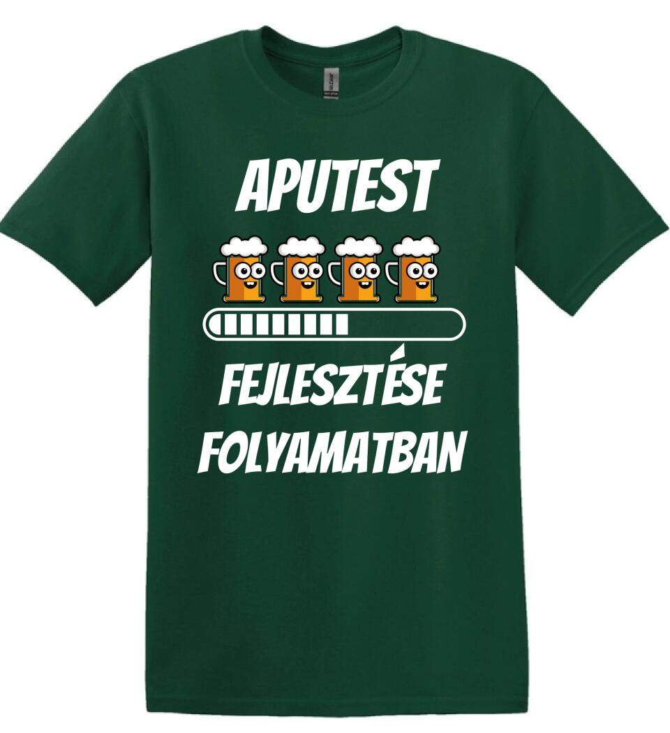 Aputest fejlesztés póló