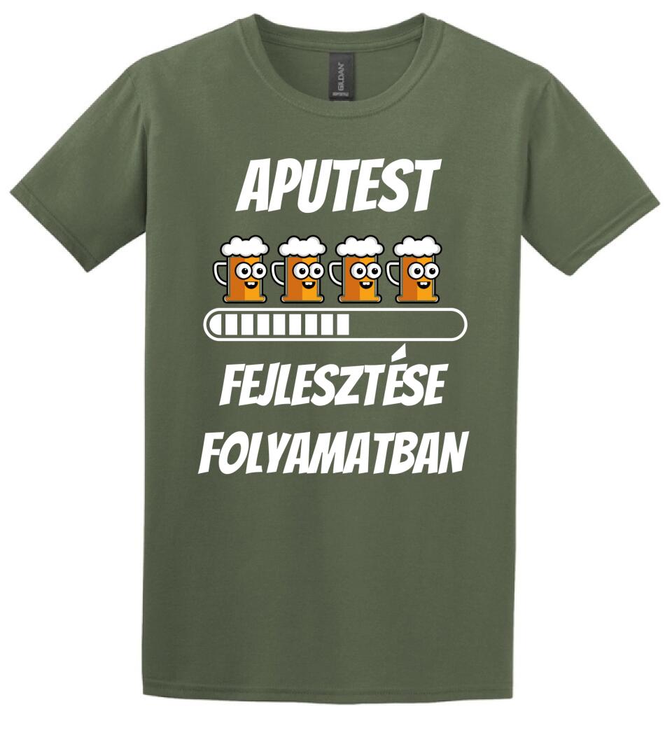 Aputest fejlesztés póló