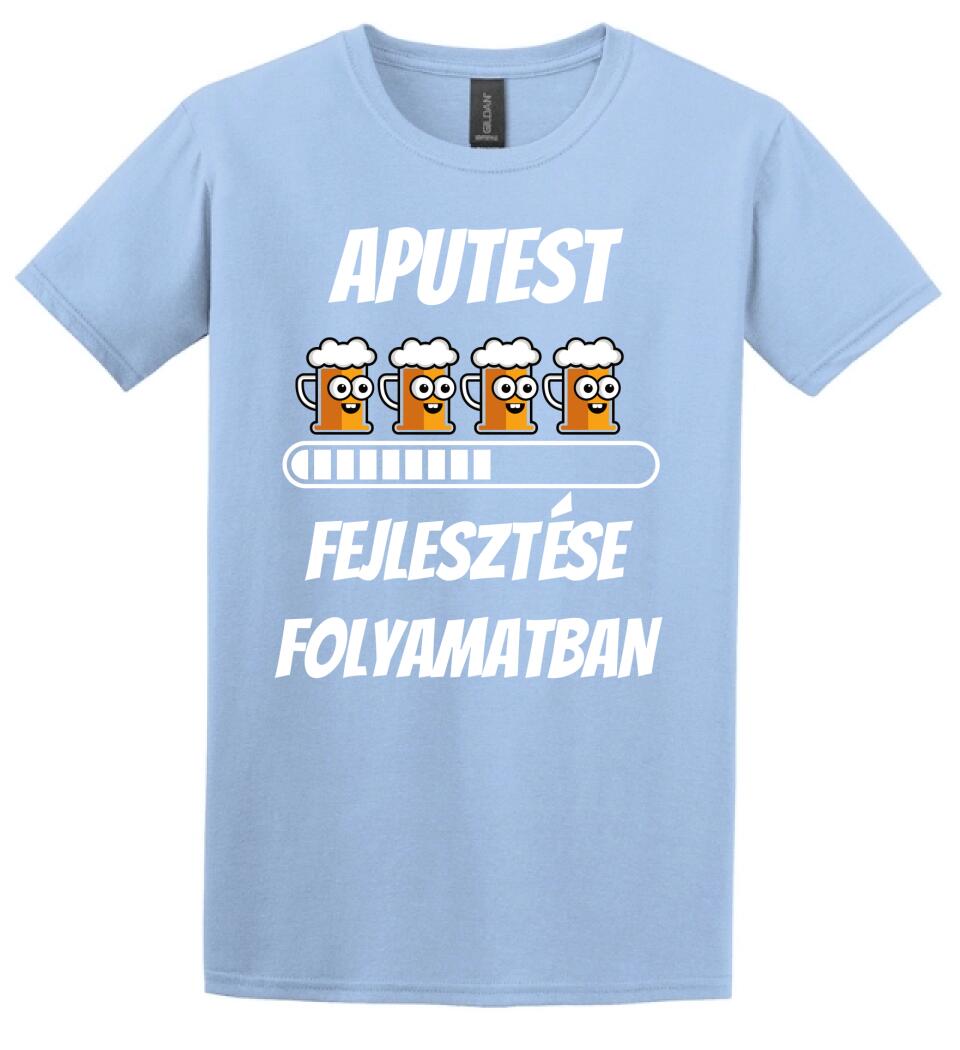 Aputest fejlesztés póló