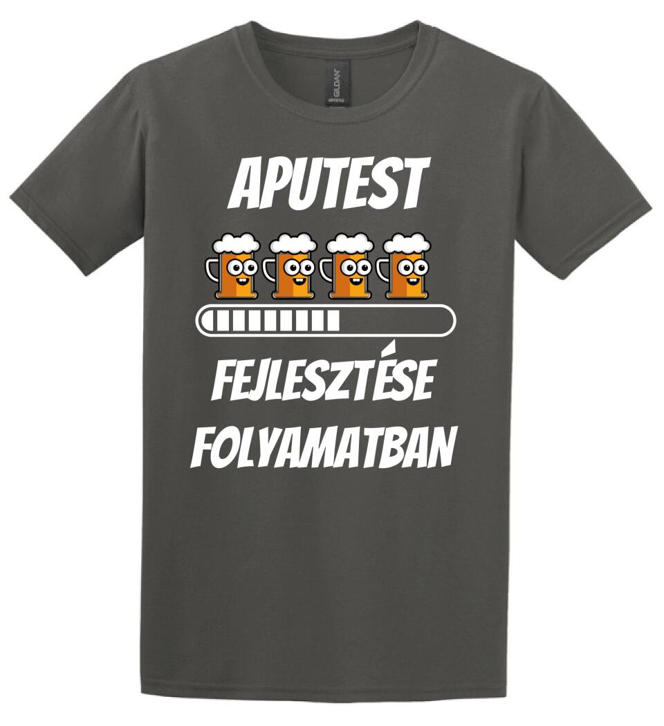 Aputest fejlesztés póló