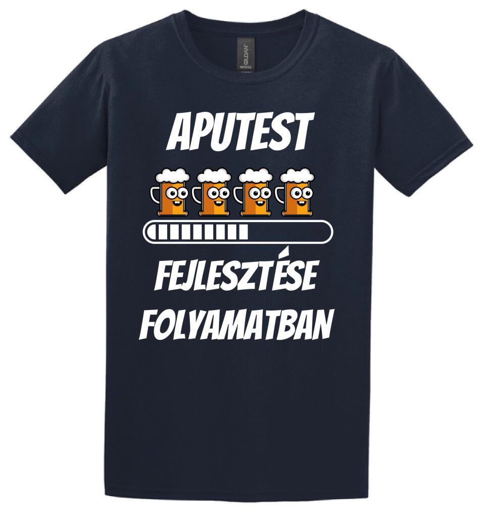 Aputest fejlesztés póló