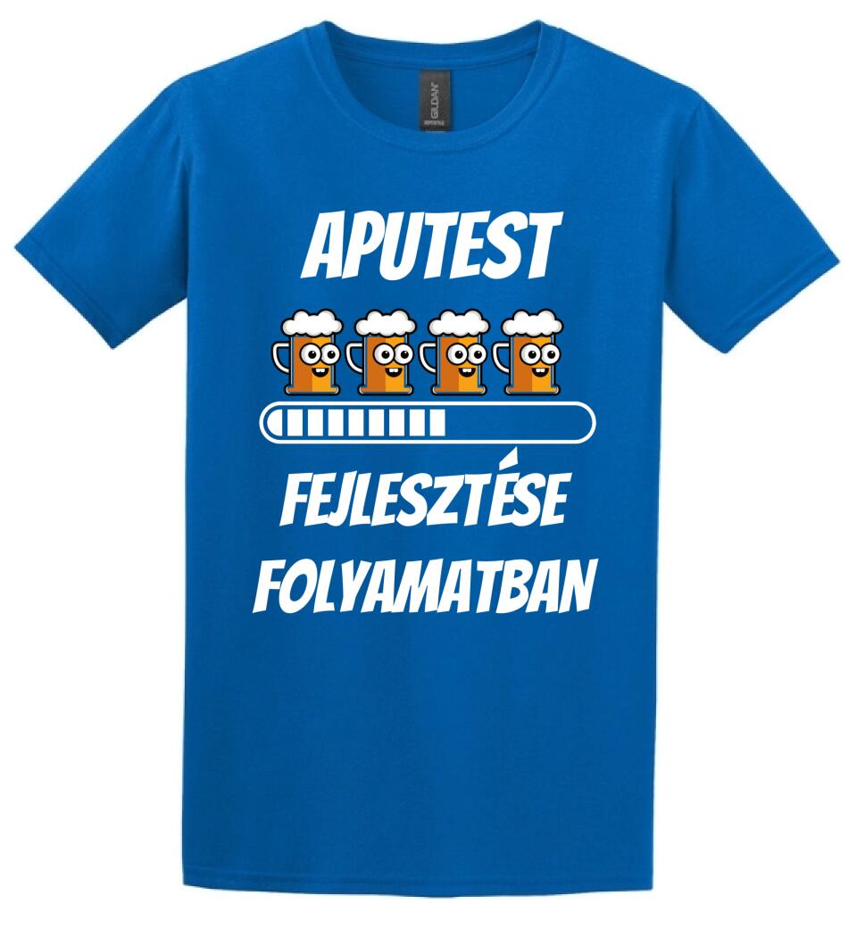 Aputest fejlesztés póló