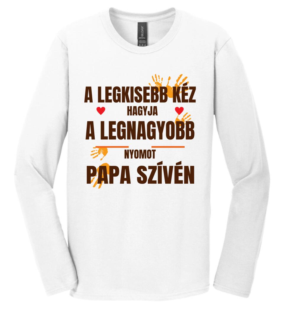 A LEGKISEBB KÉZ PAPA Póló