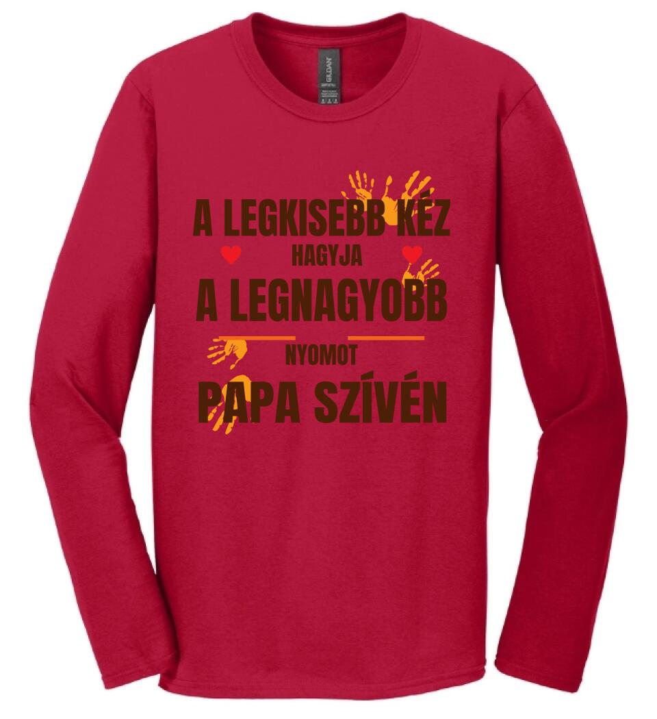 A LEGKISEBB KÉZ PAPA Póló