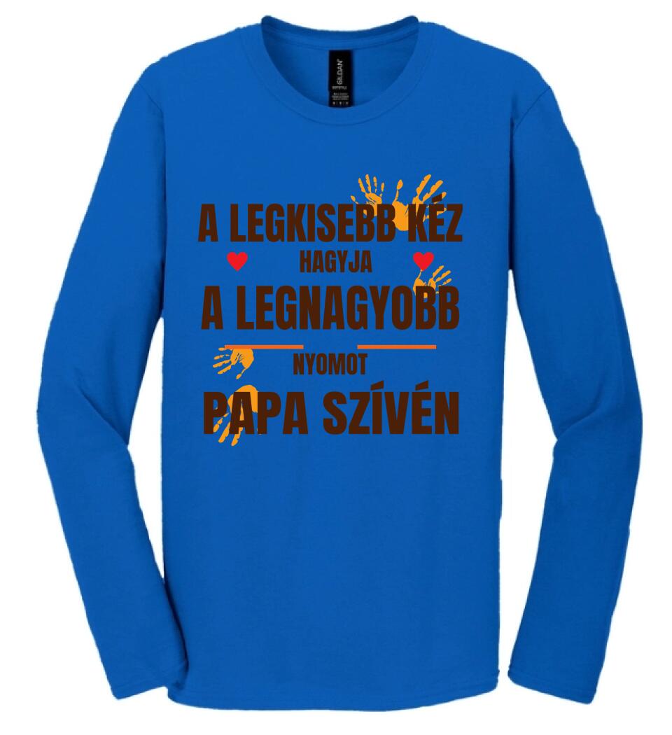 A LEGKISEBB KÉZ PAPA Póló
