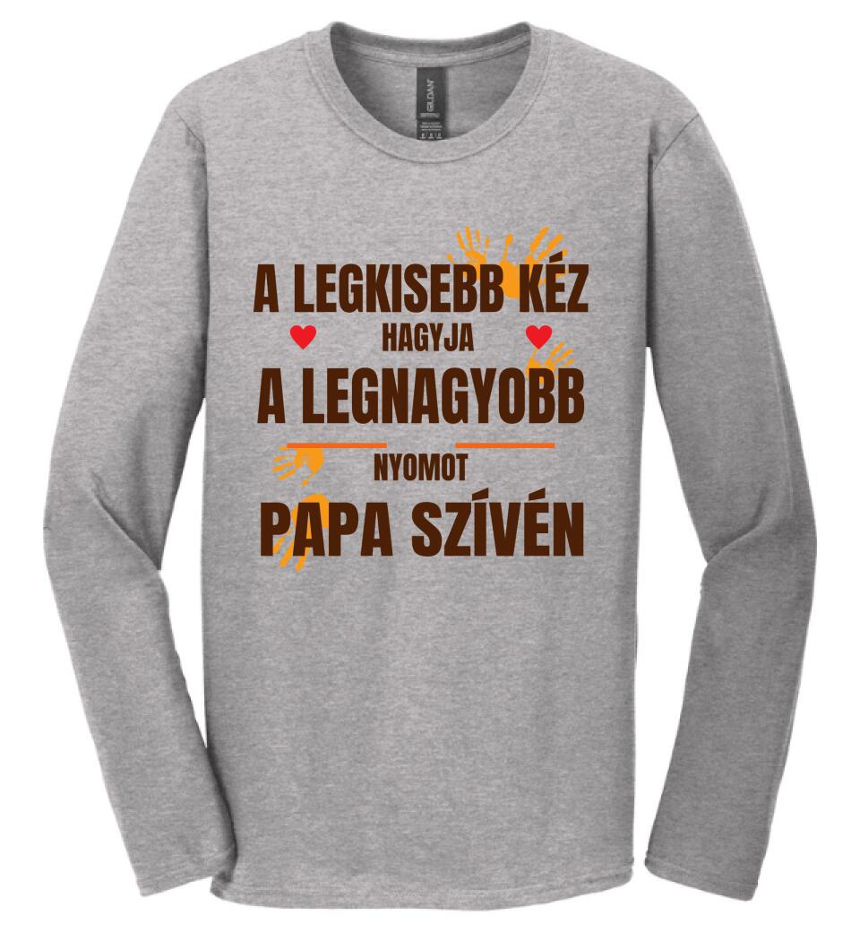 A LEGKISEBB KÉZ PAPA Póló