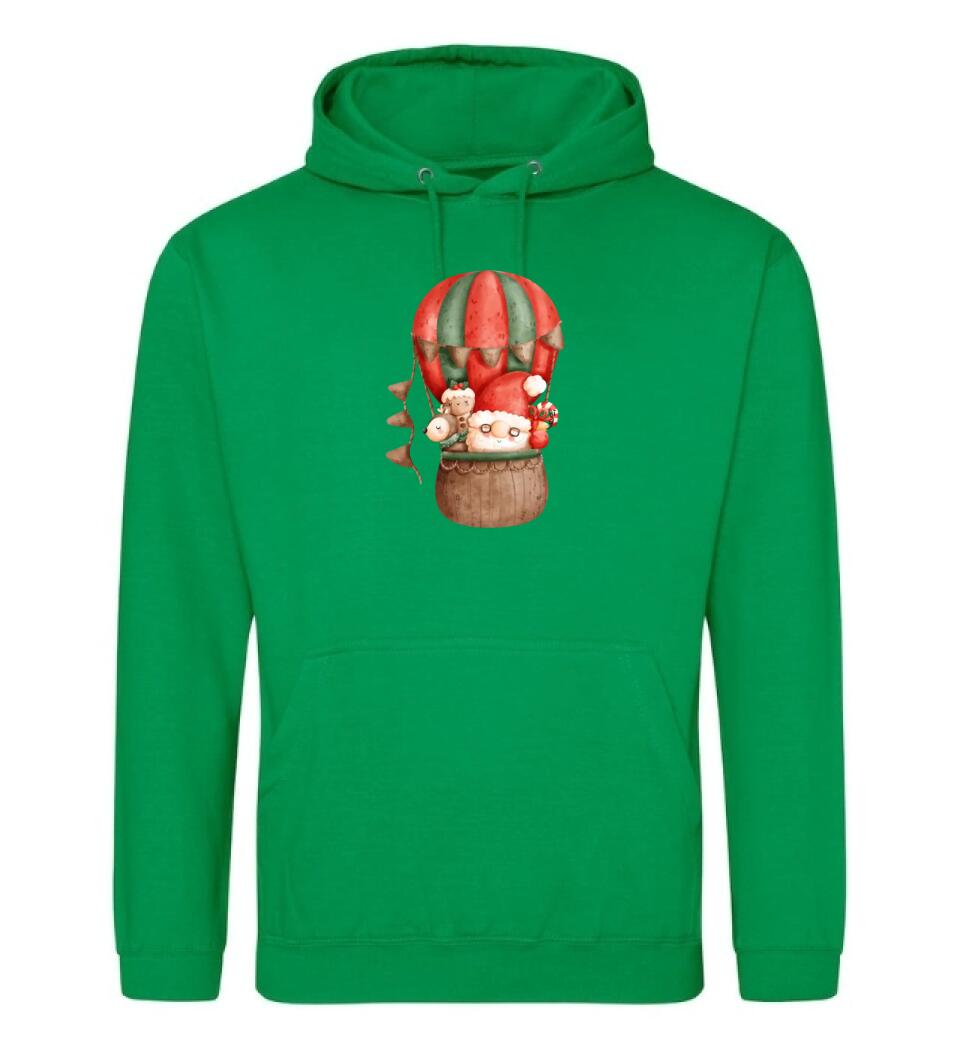 Hőlégballonos mikulás