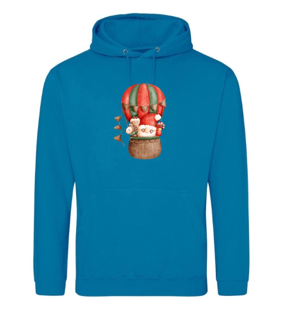 Hőlégballonos mikulás