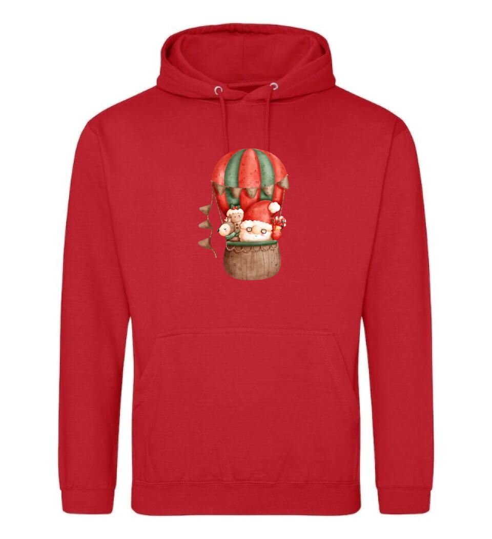 Hőlégballonos mikulás