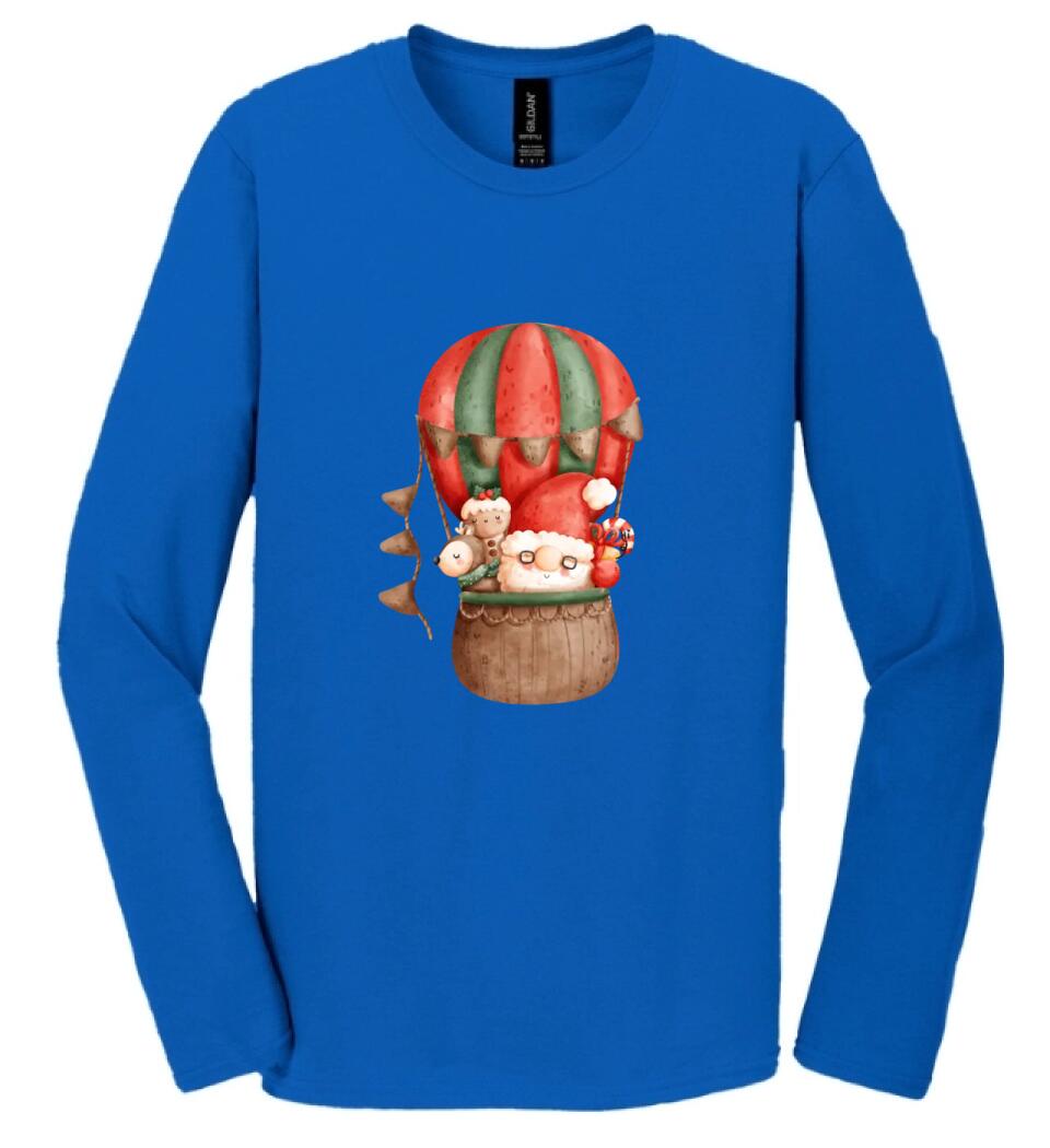 Hőlégballonos mikulás